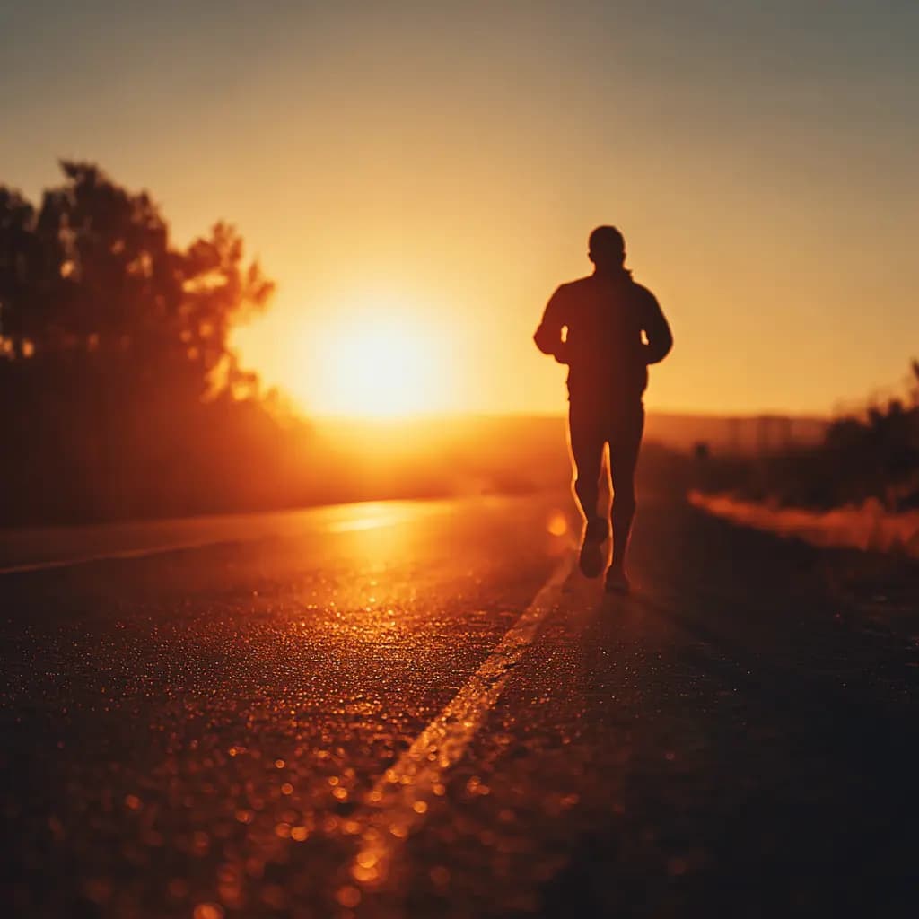 Runner on a trail